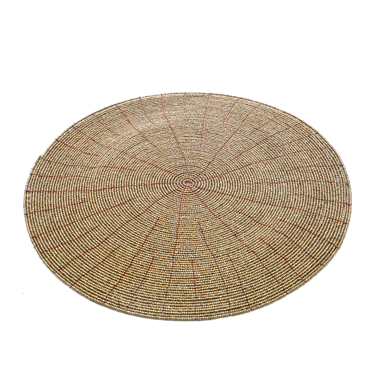 Bazar Bizar - De Beaded Placemat - Goud