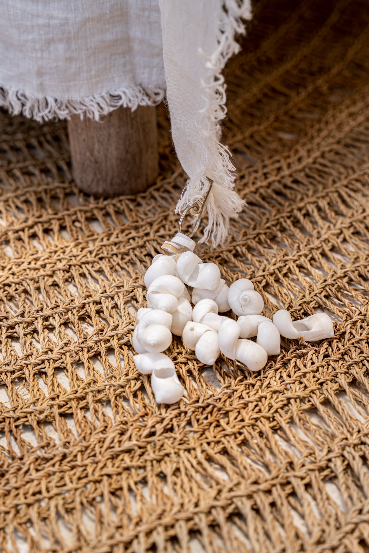 Bazar Bizar De Tafelkleedhanger - Wit - Set van 4