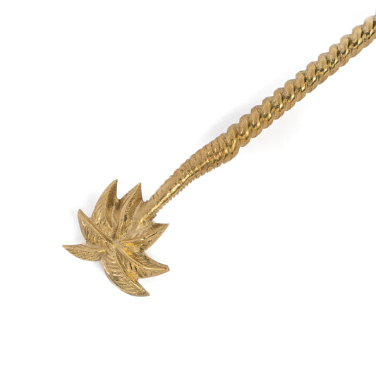 De Palm Tree Lange Lepel - Goud