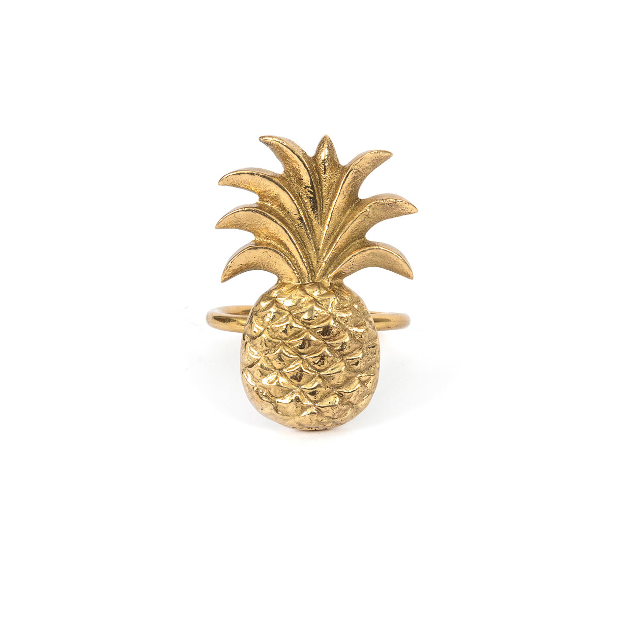 Bazar Bizar - De Ananas Servetring - Goud