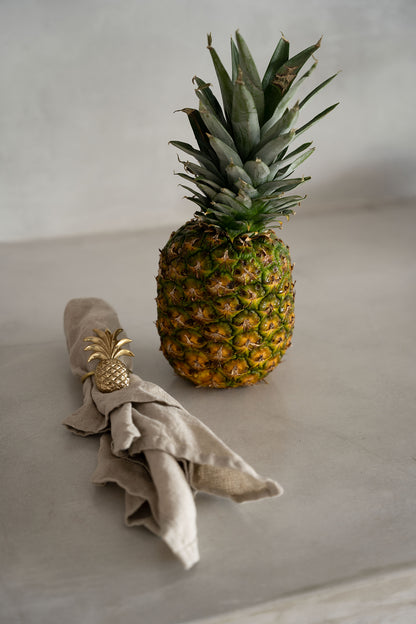 Bazar Bizar - De Ananas Servetring - Goud