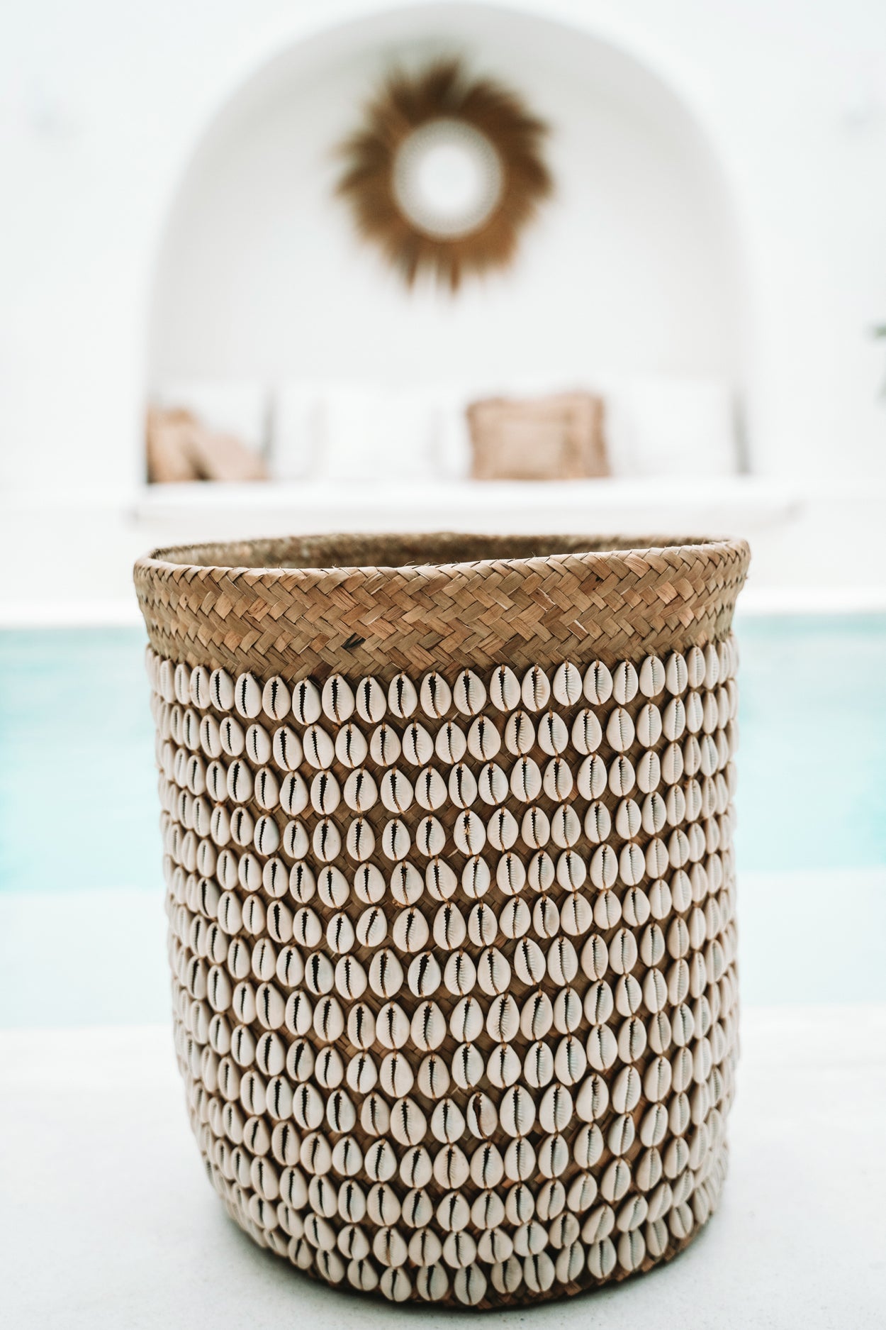 Bazar Bizar De Pandan Mand #1 - Naturel Wit