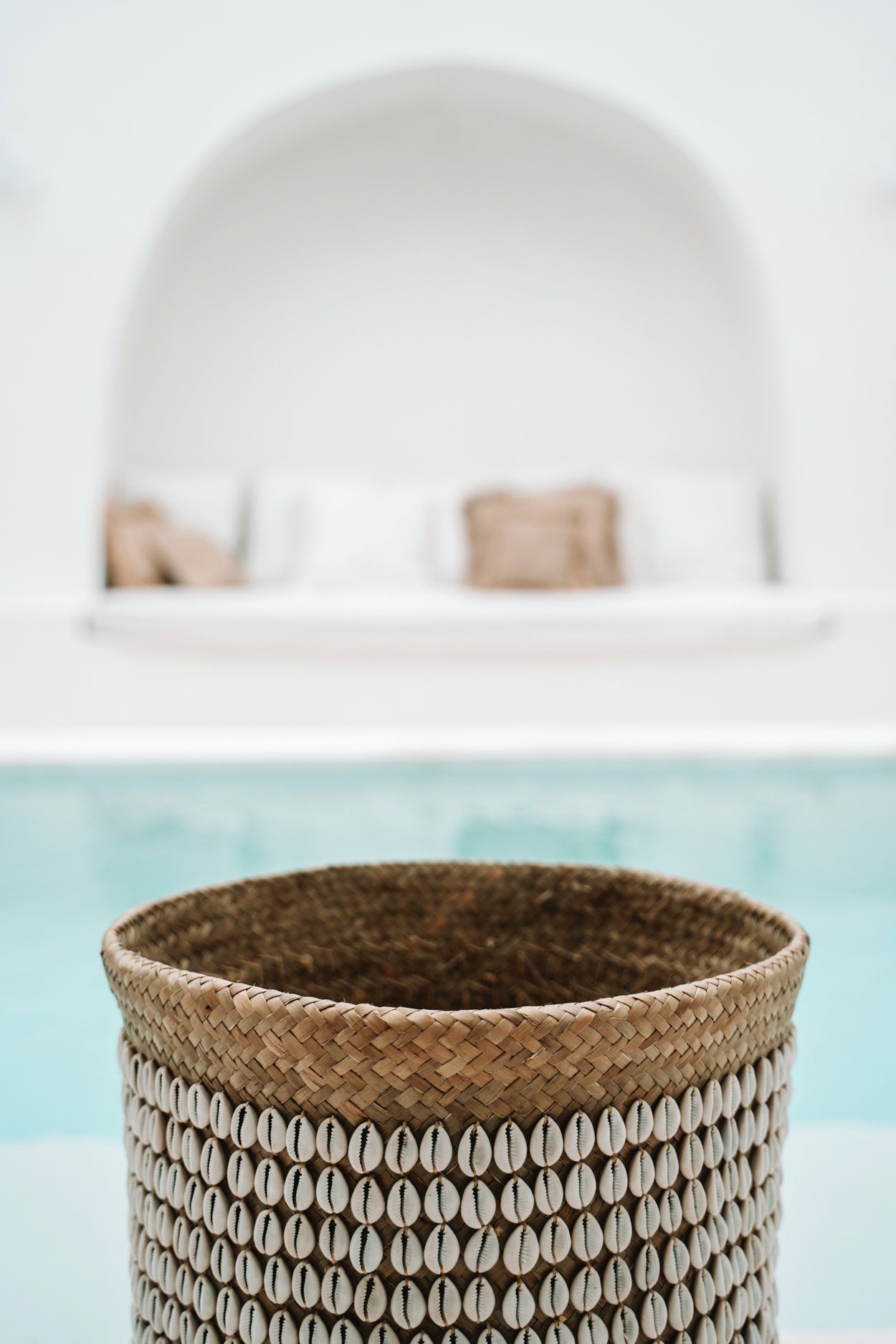 Bazar Bizar De Pandan Mand #1 - Naturel Wit