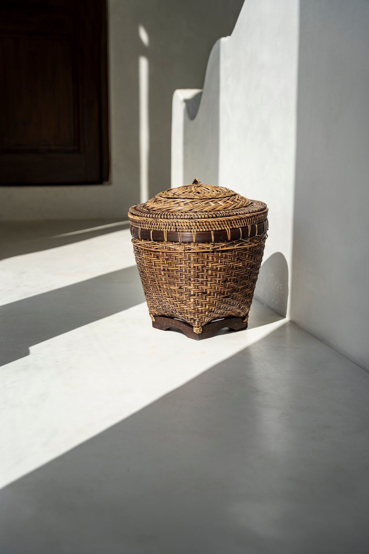Bazar Bizar De Colonial Storage Mand - Naturel Bruin - M