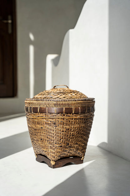 Bazar Bizar De Colonial Storage Mand - Naturel Bruin - M