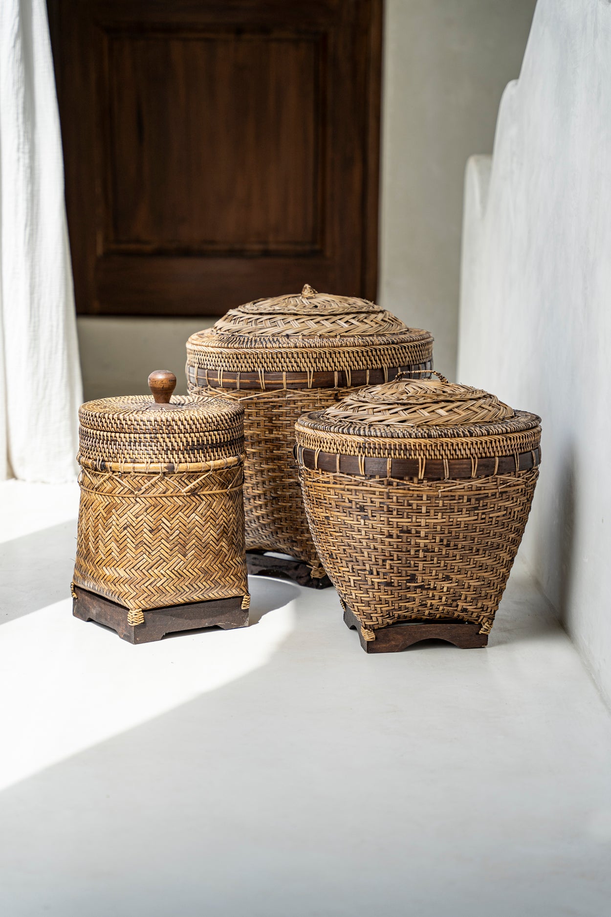 Bazar Bizar De Colonial Storage Mand - Naturel Bruin - M