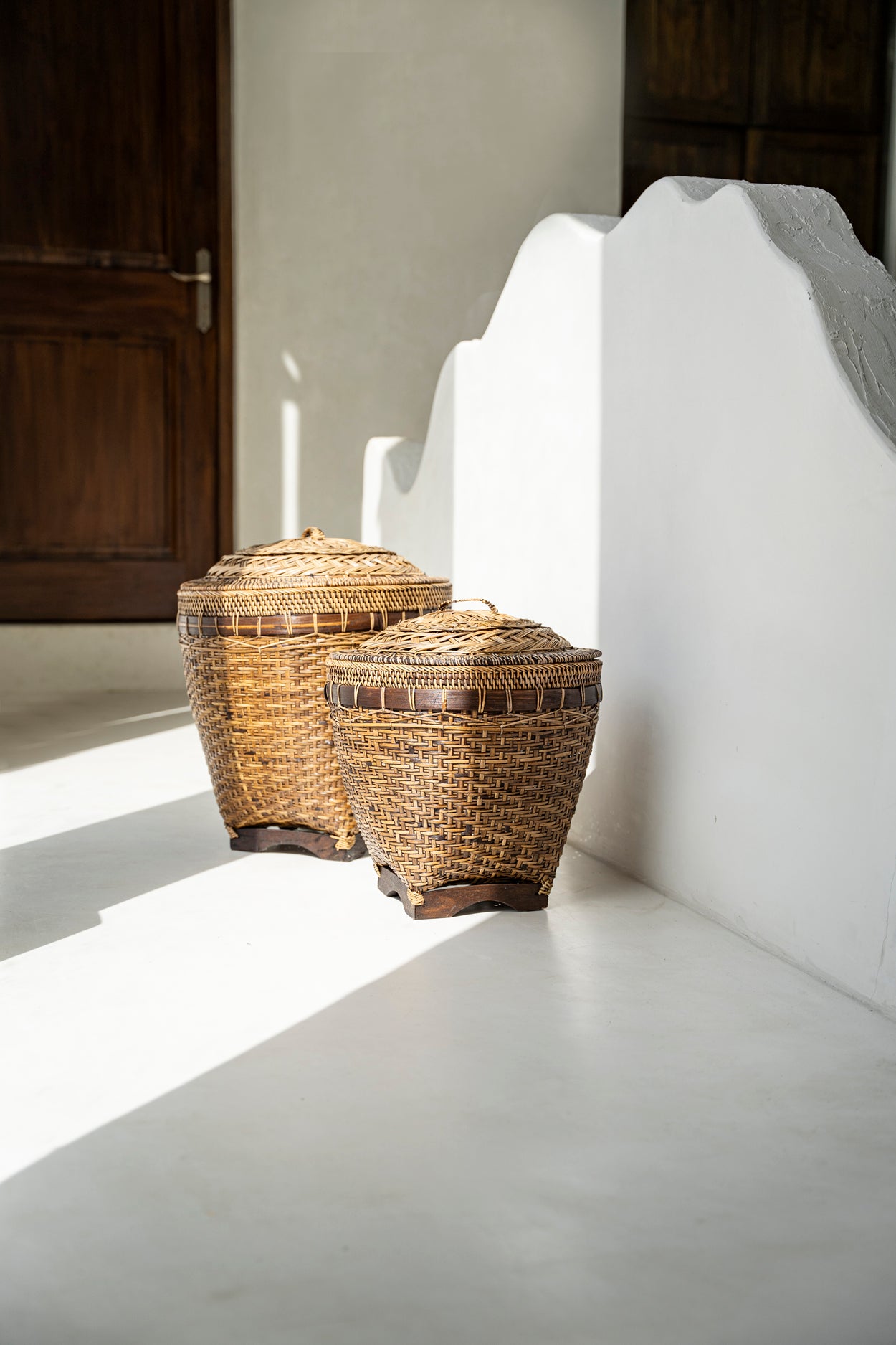 Bazar Bizar De Colonial Storage Mand - Naturel Bruin - M
