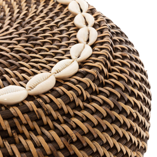 Bazar Bizar De Colonial Peek-a-Boo Mand - Naturel Bruin - M