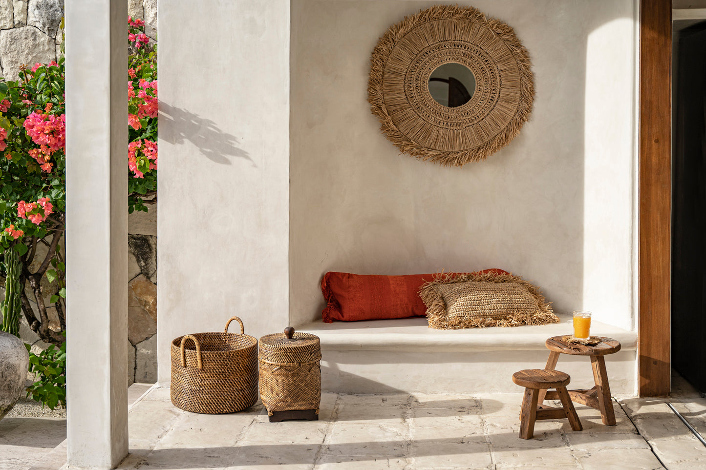 Bazar Bizar De Colonial Handles Mand - Naturel Bruin