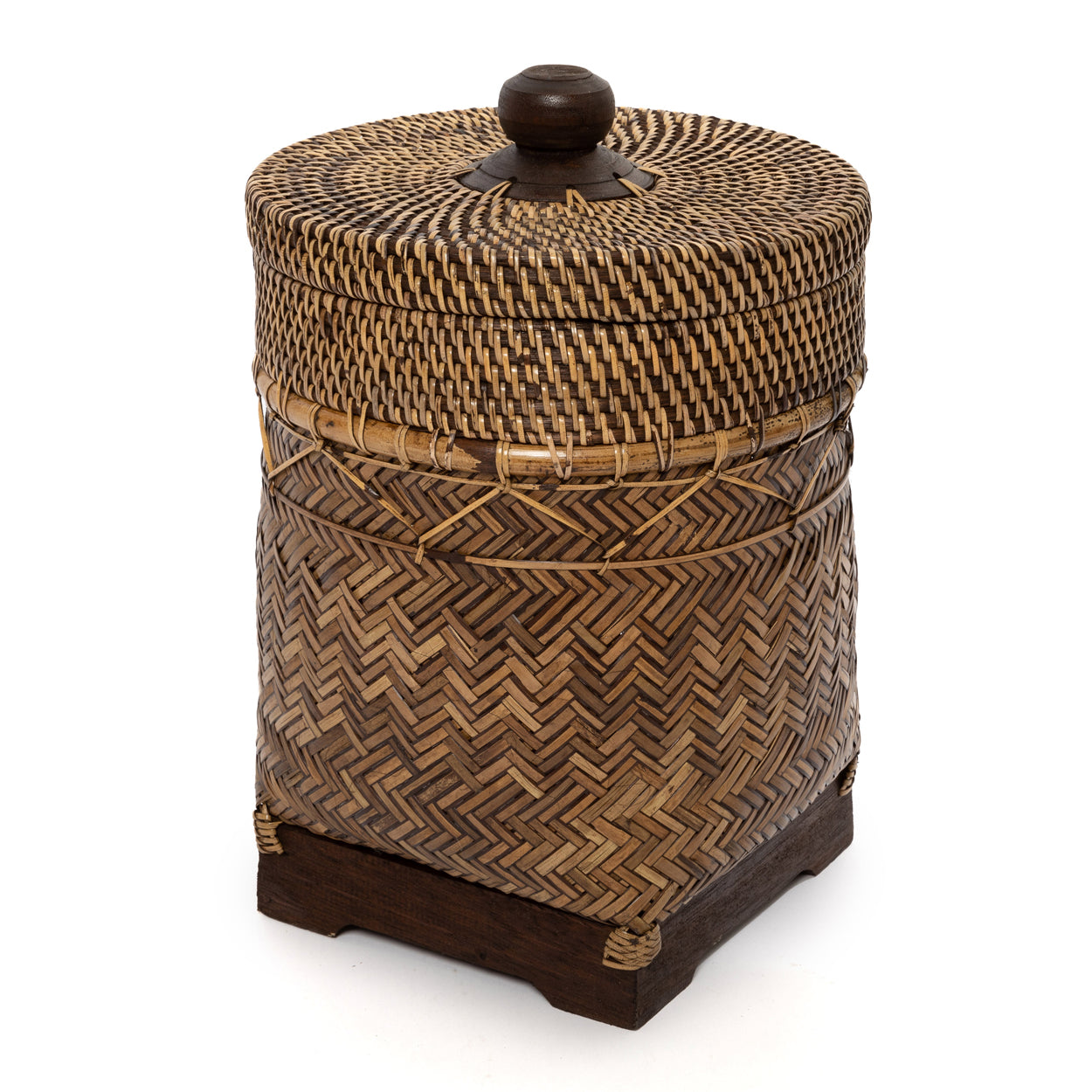 Bazar Bizar - De Bathroom Bin Mand - Naturel Bruin