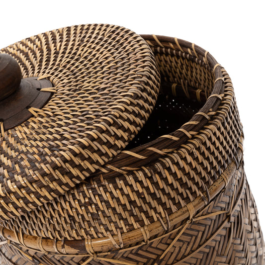 Bazar Bizar - De Bathroom Bin Mand - Naturel Bruin