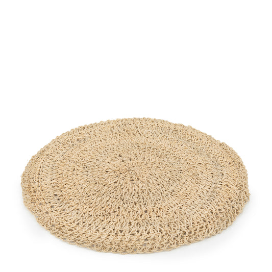 Bazar Bizar De Seagrass Placemat Rond - Naturel
