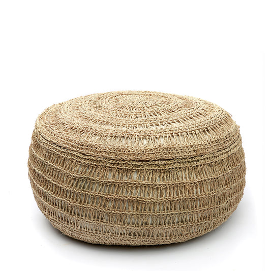 Bazar Bizar De Seagrass Poef - Naturel - M