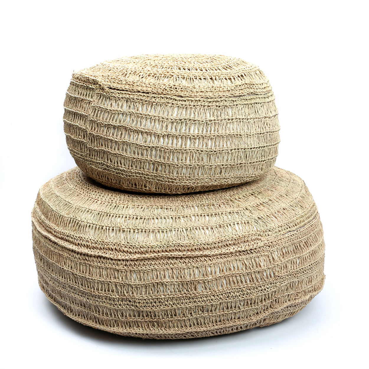 Bazar Bizar De Seagrass Poef - Naturel - M