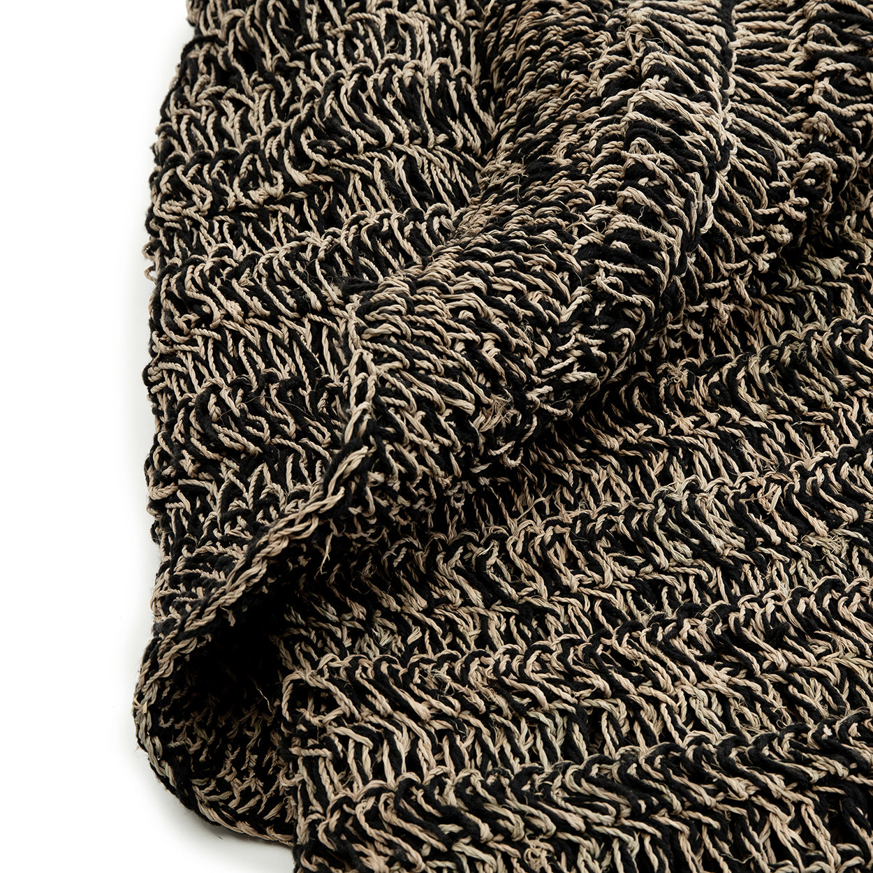 Bazar Bizar Het Seagrass Tapijt - Naturel Zwart - 200x300