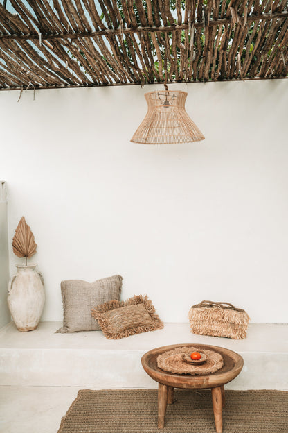 De Raffia Bahamas Mand - Naturel