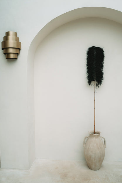 Bazar Bizar De Raffia Palmeira - Zwart - Set van 6