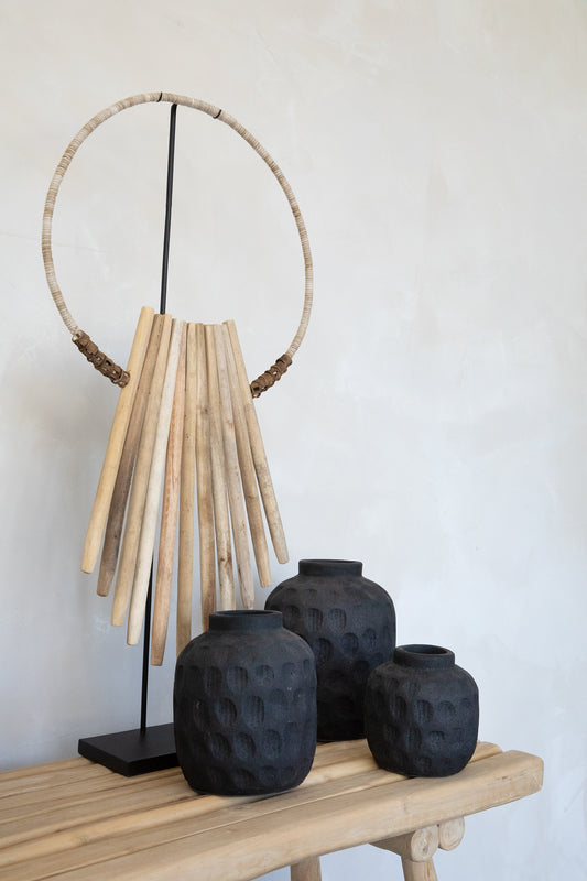 Bazar Bizar De Wooden Sticks op Stand - Naturel