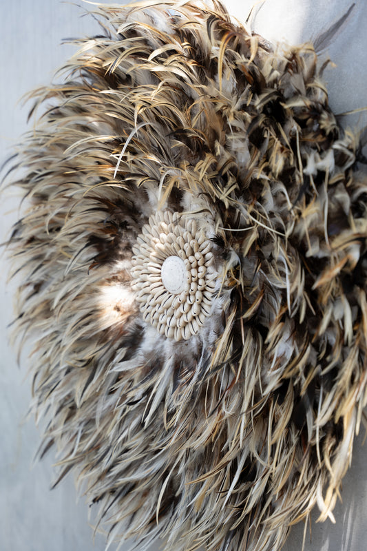 Bazar Bizar De Coastal Juju Muurdecoratie - Grijs Bruin - L