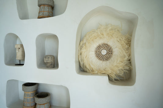 Bazar Bizar De Coastal Juju Muurdecoratie - Wit - M