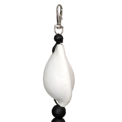 Bazar Bizar De Togian Sleutelhanger - Zwart Wit