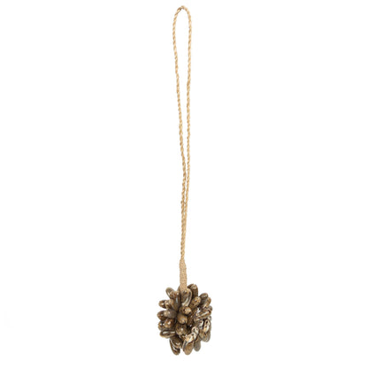 Bazar Bizar - De Brown Cowrie Shell Hangdecoratie