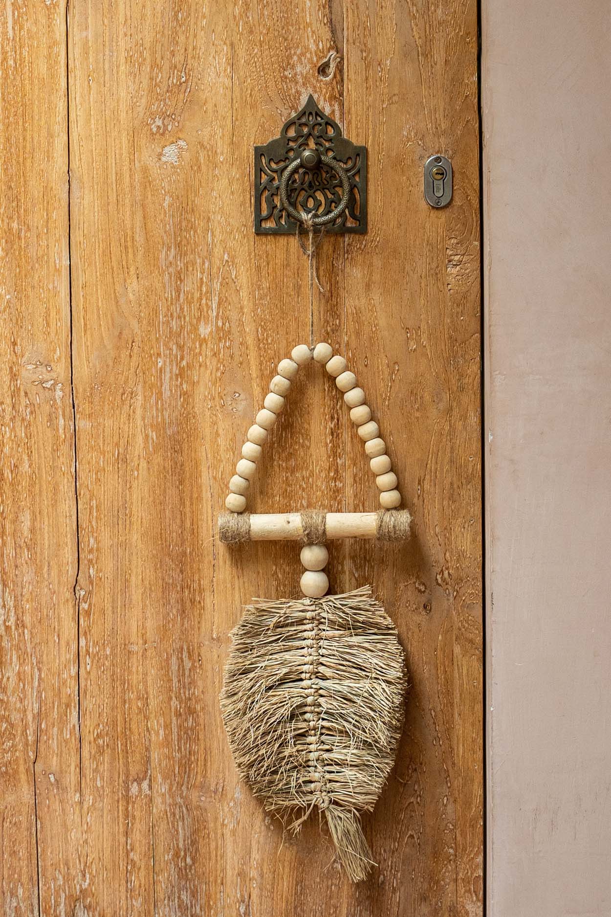 Bazar Bizar De Raffia Triangle Hangdecoratie