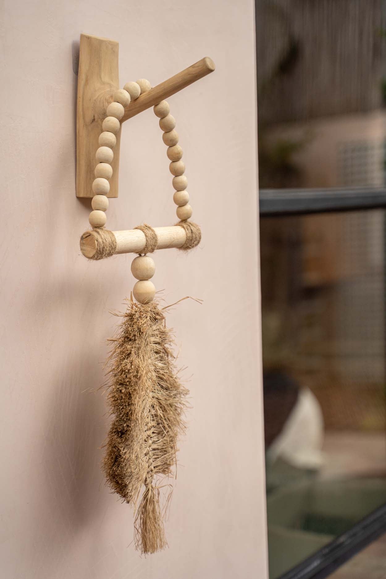 Bazar Bizar De Raffia Triangle Hangdecoratie
