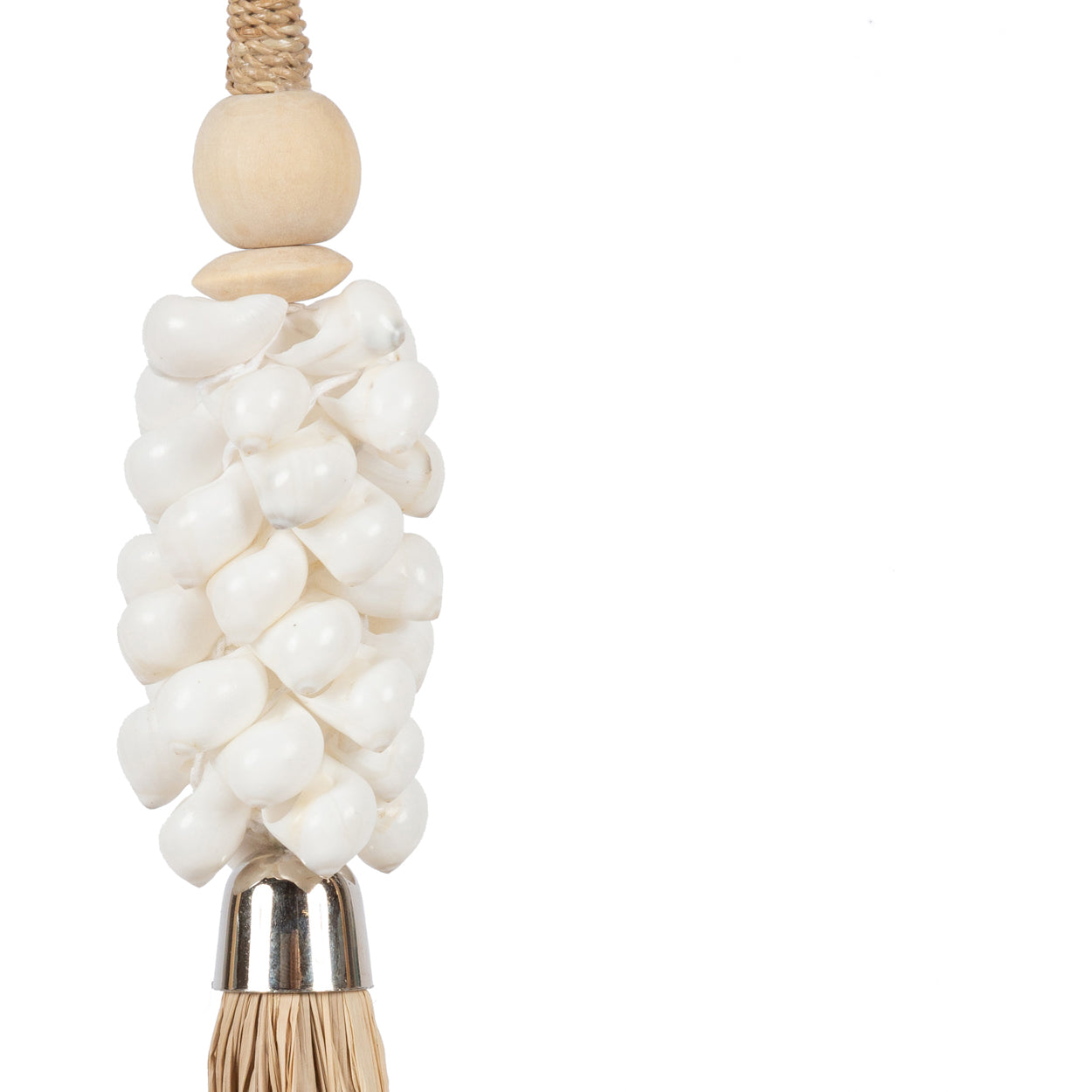 Bazar Bizar De Cowrie en Raffia Hangdecoratie