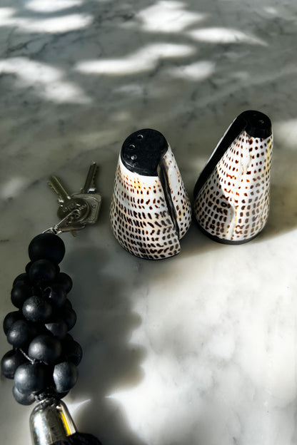 Bazar Bizar De Wooden Beads Sleutelhanger - Zwart