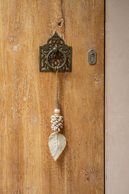 Bazar Bizar De Leaf & Shell Hangdecoratie - Naturel