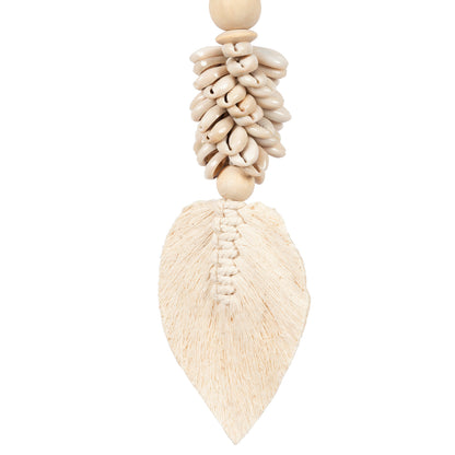 Bazar Bizar De Leaf & Shell Hangdecoratie - Naturel