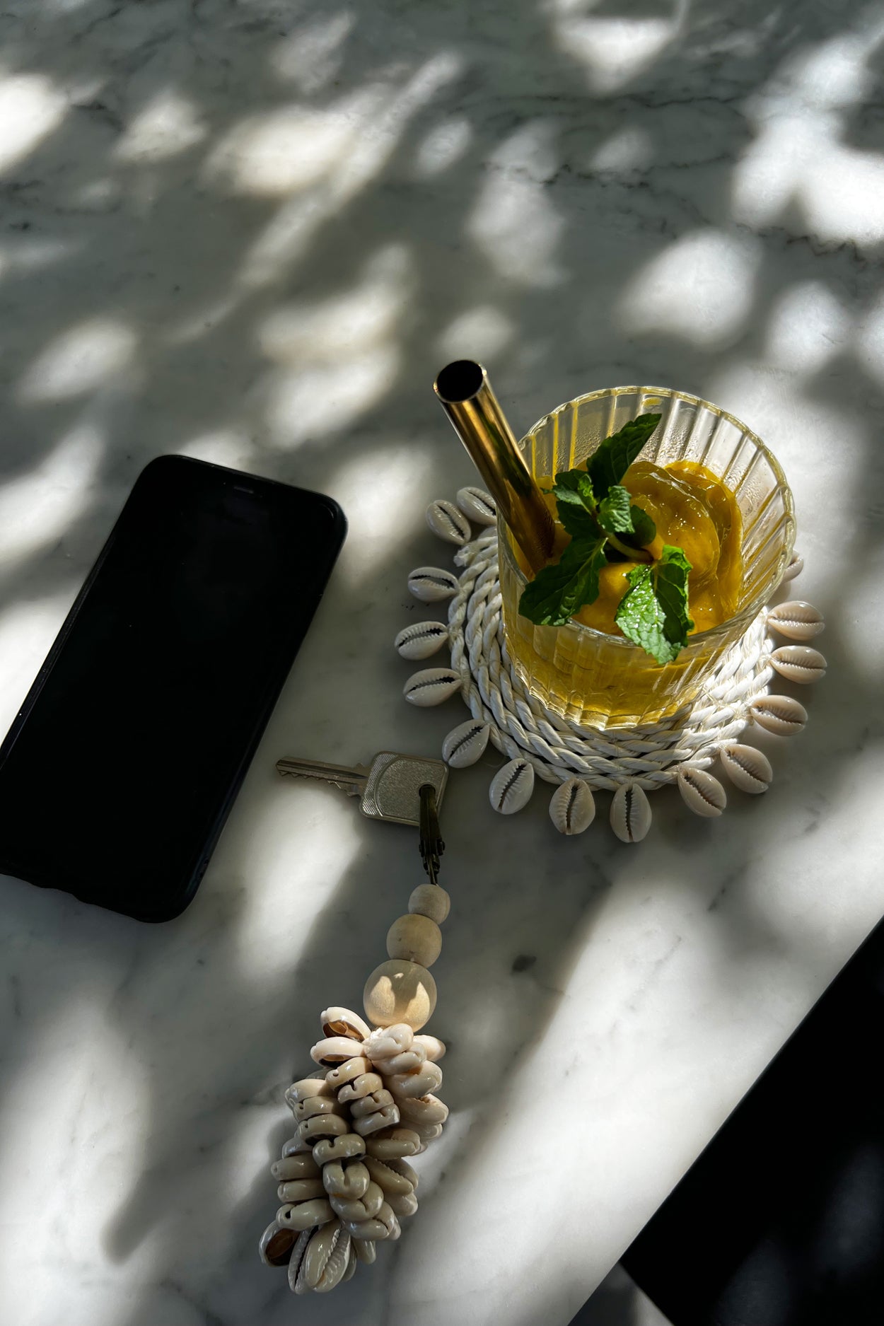 Bazar Bizar De Canggu Sleutelhanger - Naturel