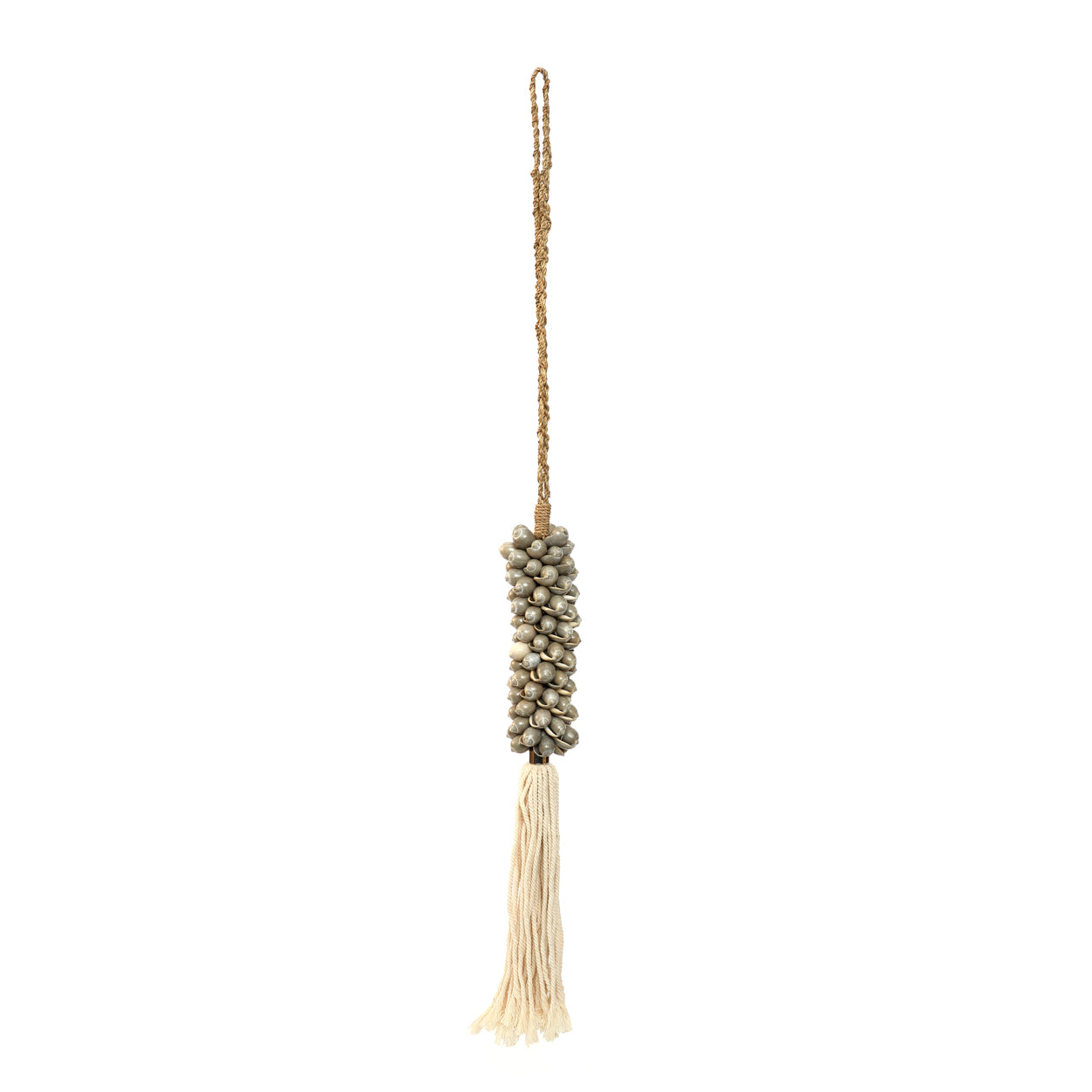 Bazar Bizar De Shell & Cotton Hangdecoratie - Grijs