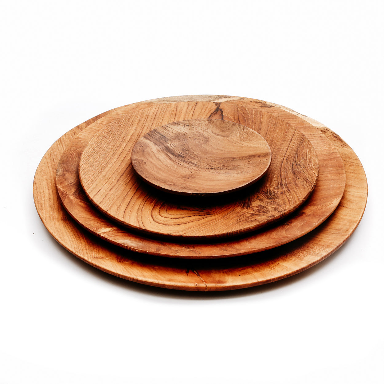 Bazar Bizar De Teak Root Rond Bord - M