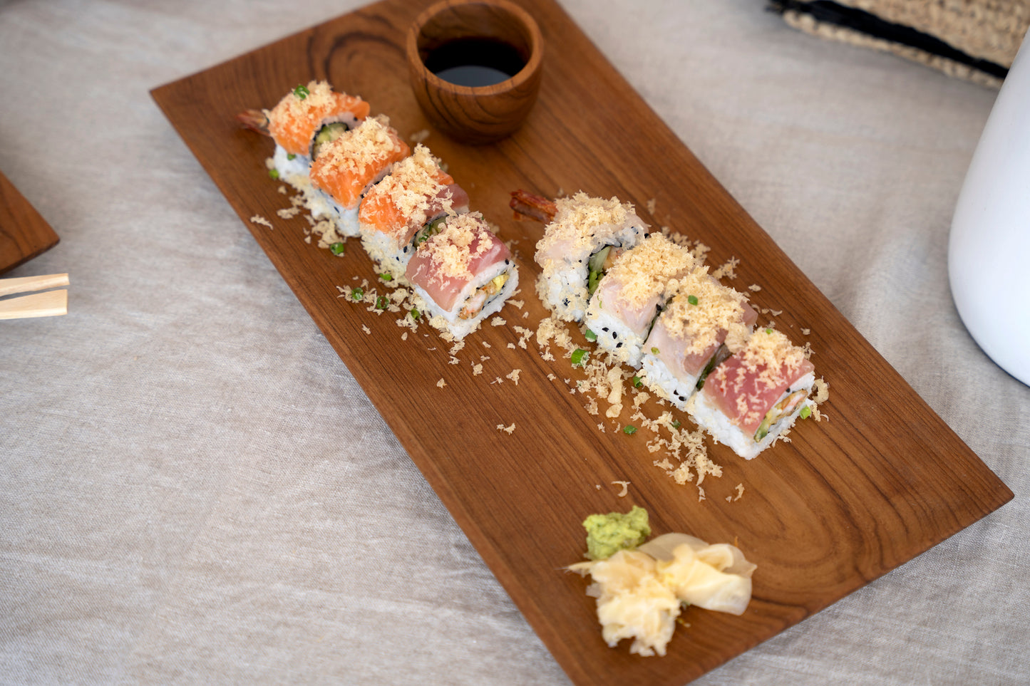 Bazar Bizar De Teak Root Sushi Bord - L