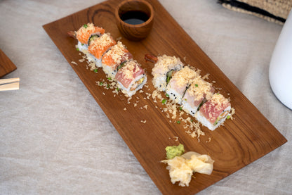 Bazar Bizar De Teak Root Sushi Bord - L