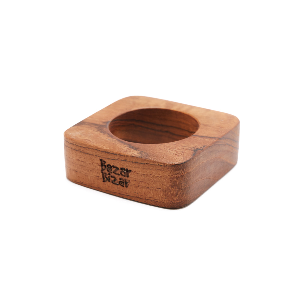 Bazar Bizar De Teak Root Servetring - Set van 4