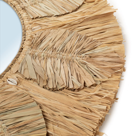 Bazar Bizar De Palm Tree Spiegel - Naturel - M