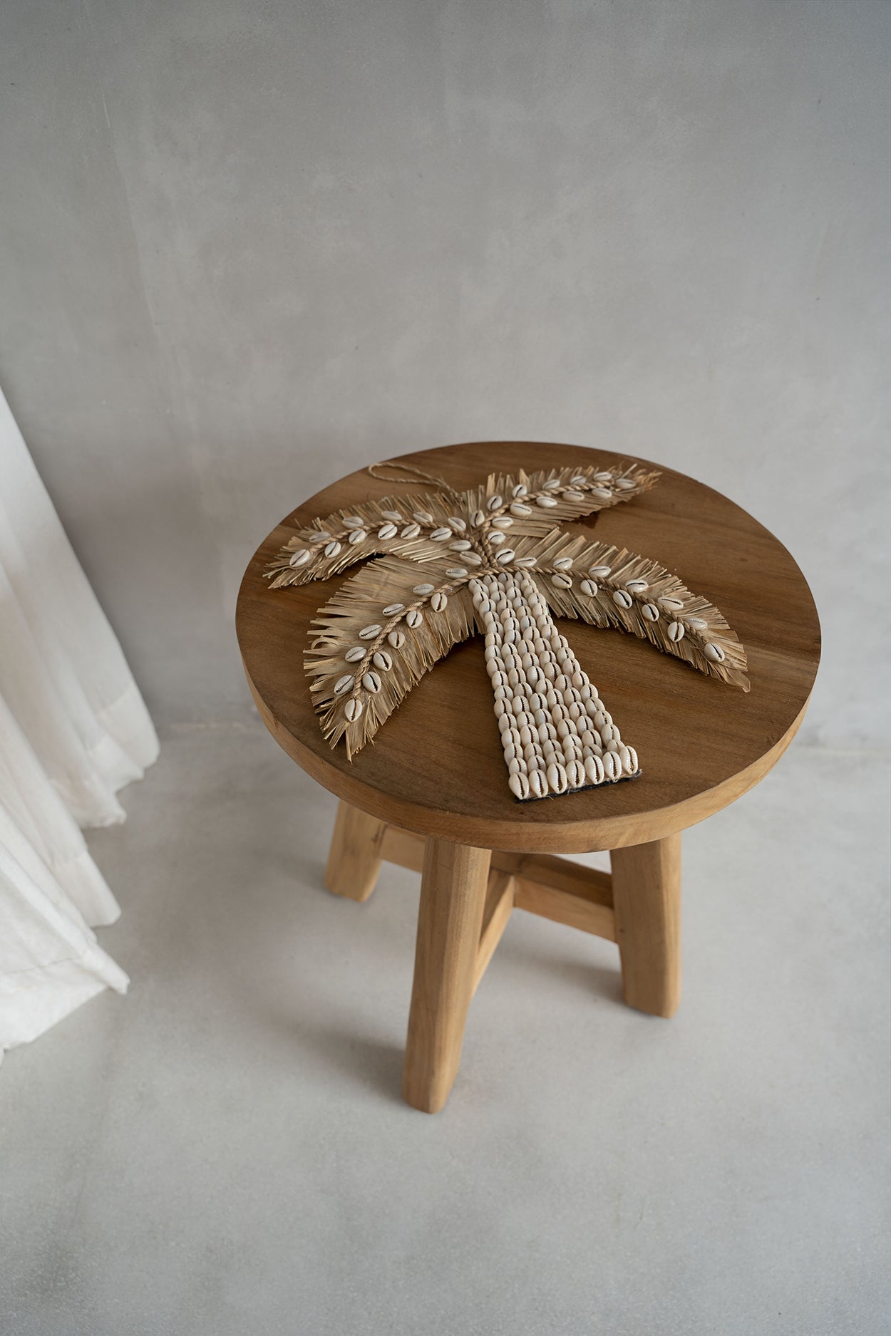 Bazar Bizar - De Banaan & Schelpen Palmboom - Naturel