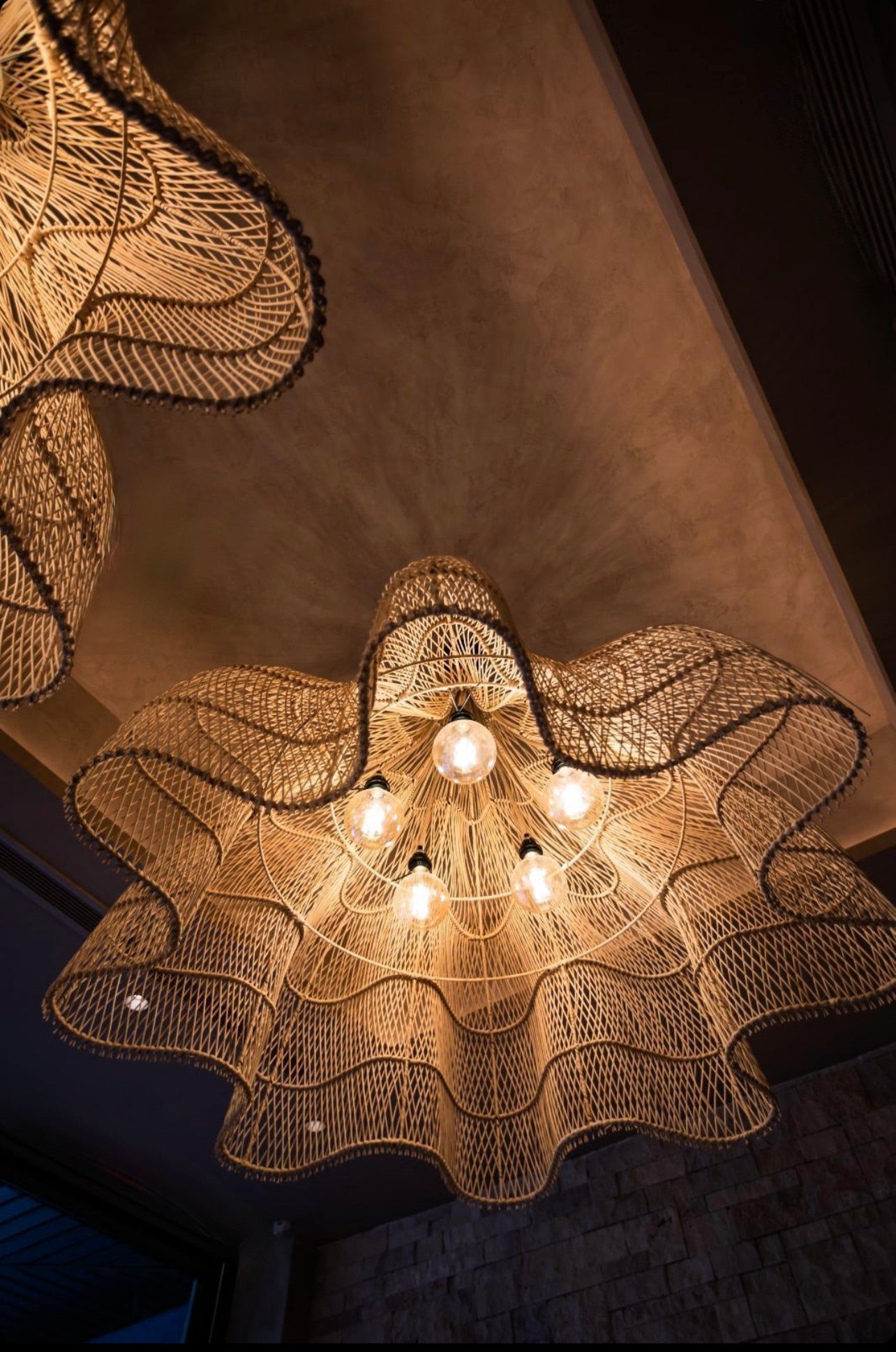 Bazar Bizar De Whipped Hanglamp - Naturel - XXL