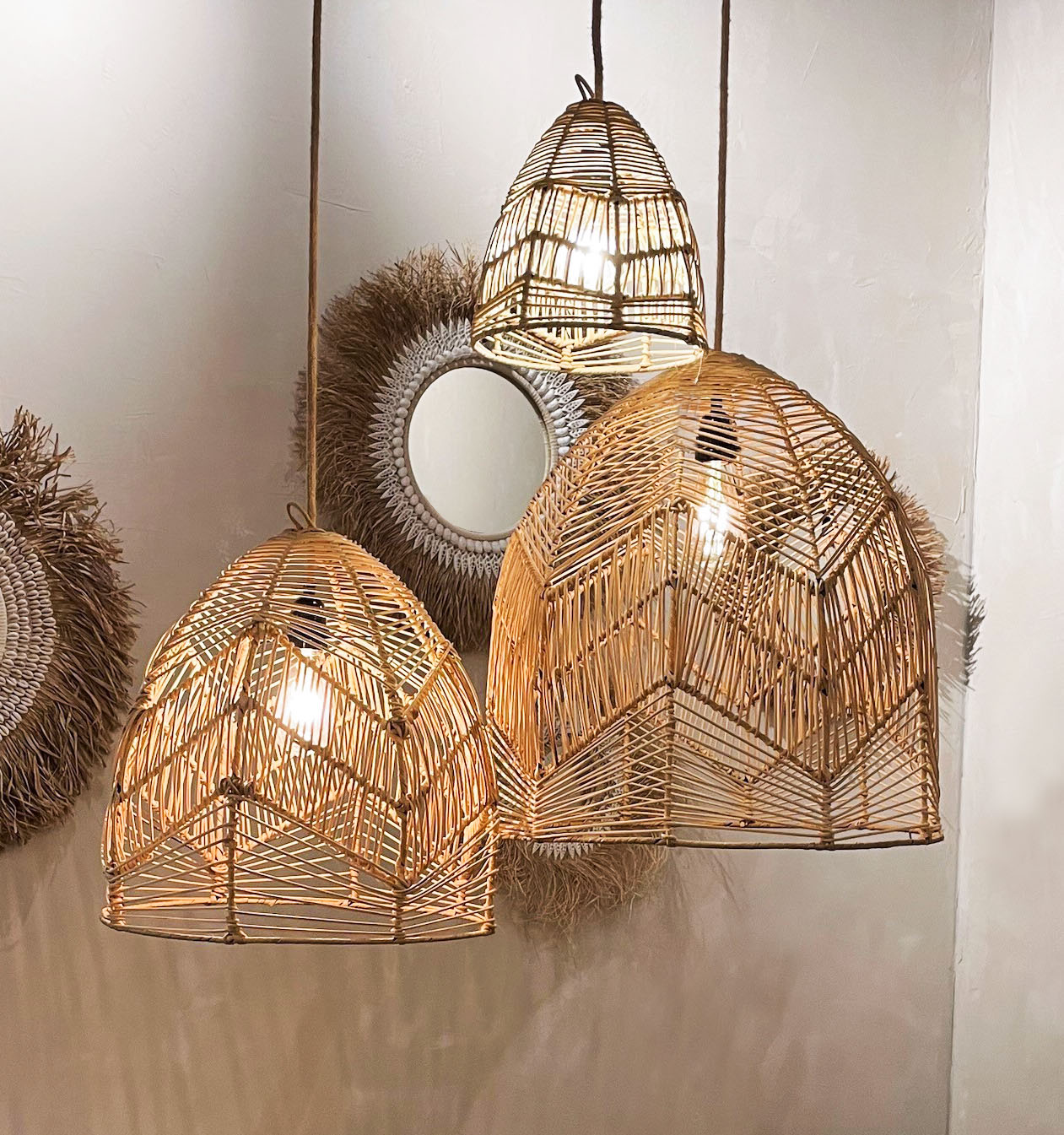 Bazar Bizar - De Bala Hanglamp - Naturel - M