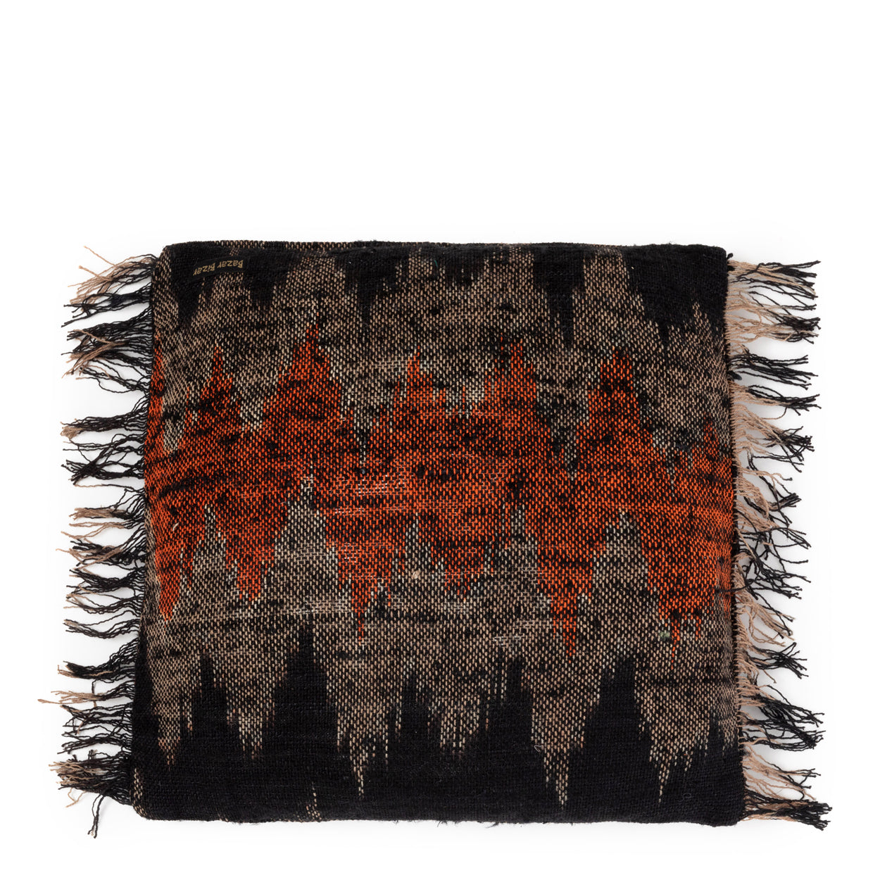 Bazar Bizar De Oh My Gee Kussenhoes - Zwart Oranje - 40x40