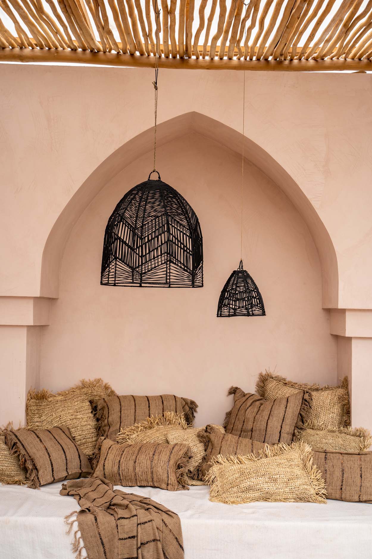 Bazar Bizar De Oh My Gee Kussenhoes - Beige Black - 40x40