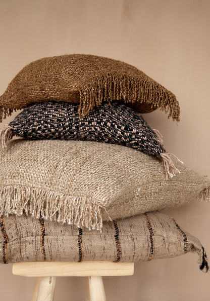 Bazar Bizar De Oh My Gee Kussenhoes - Beige Zwart - 60x60