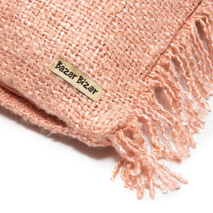 Bazar Bizar De Oh My Gee Kussenhoes - Zalm Roze - 40x40