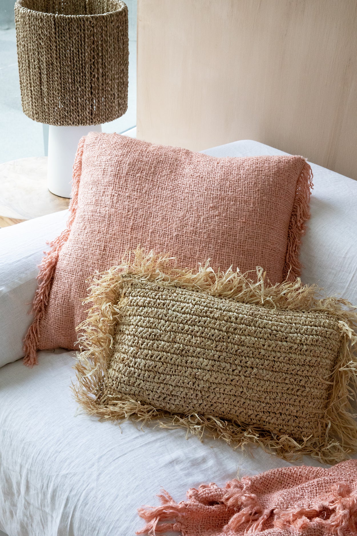 Bazar Bizar De Oh My Gee Kussenhoes - Zalm Roze - 60x60