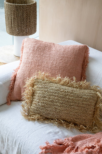 Bazar Bizar De Oh My Gee Kussenhoes - Zalm Roze - 60x60