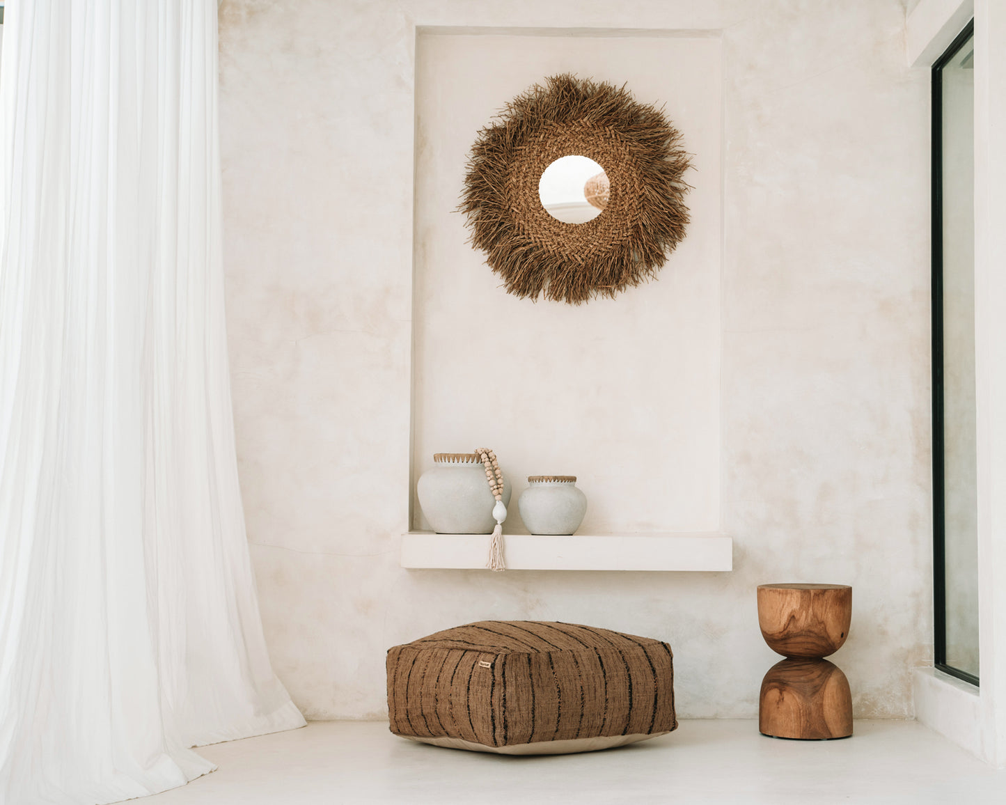 Bazar Bizar De Oh My Gee Poef - Beige Zwart