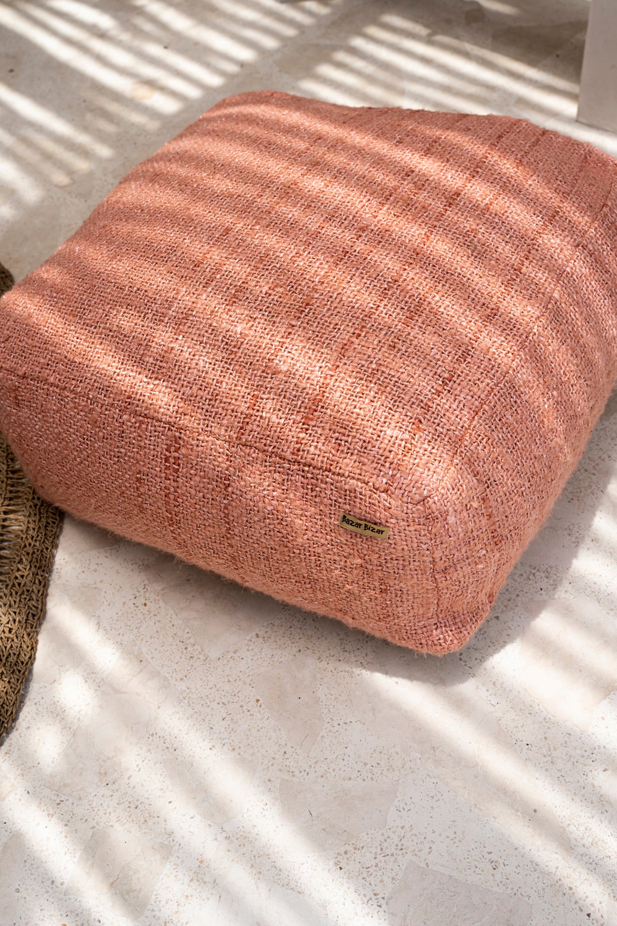 Bazar Bizar De Oh My Gee Poef - Zalm Roze